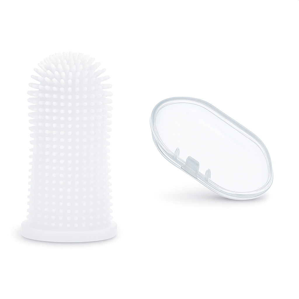 Pearlixor Dog Finger Toothbrush – Soft Silicone Pet Dental Cleaner for Tartar, Plaque & Fresh Breath