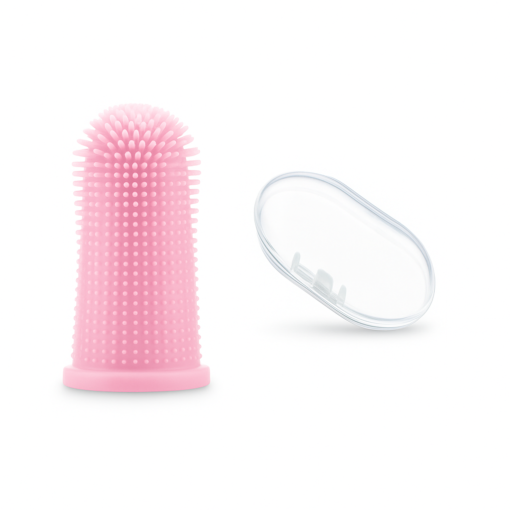 Pearlixor Dog Finger Toothbrush – Soft Silicone Pet Dental Cleaner for Tartar, Plaque & Fresh Breath