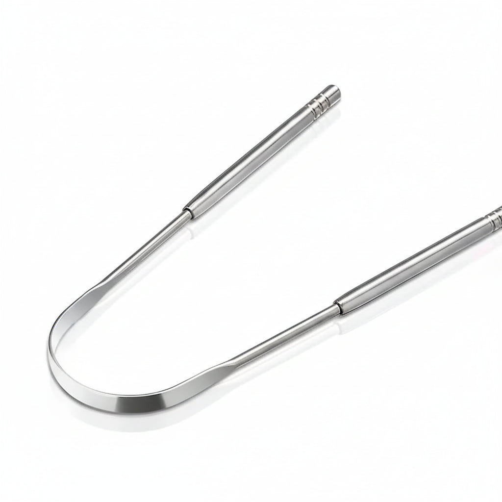 Pearlixor Eco-Friendly Metal Tongue Scraper / Cleaner – Pack of 3