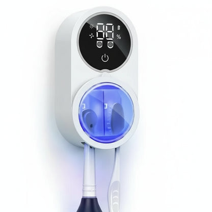 Pearlixor UV Toothbrush Steriliser – Automatic Toothbrush Disinfection Holder with UV-C Light