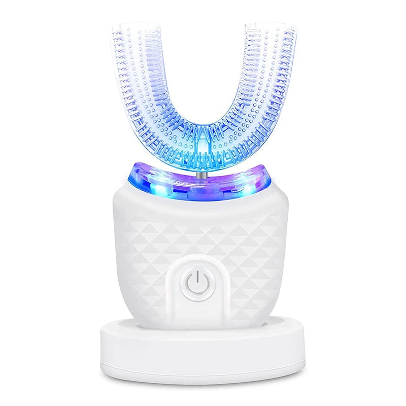 Pearlixor U-Shaped Automatic Toothbrush – Hands-Free 360° Sonic Cleaning Mouthpiece Electric Toothbrush